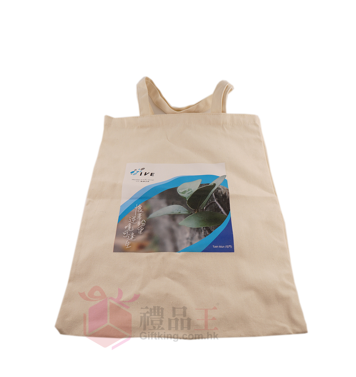 IVE Canvas recycle tote bag (Recycle Gift)