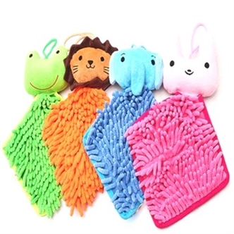 Cartoon Animals Hanging Towel