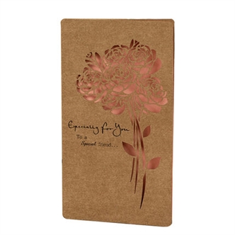 Laser Hollow greeting card