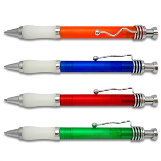 Spiral Clip Click Pen