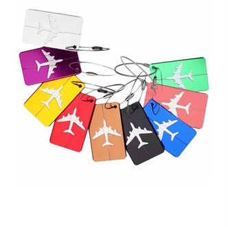 Aluminum luggage tag