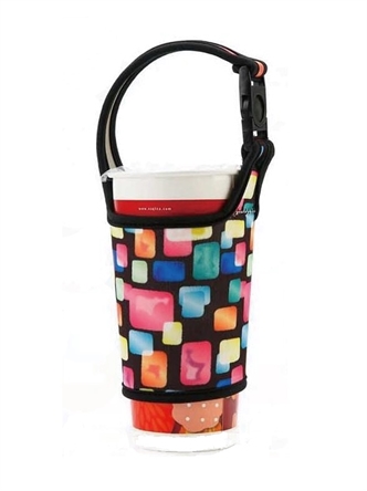 Insulated portable cup holder