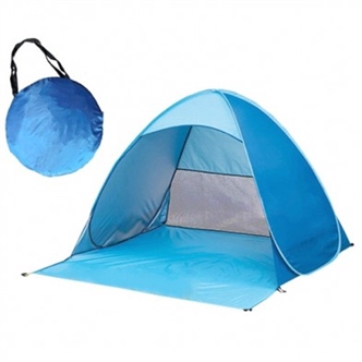 Portable folding beach tent