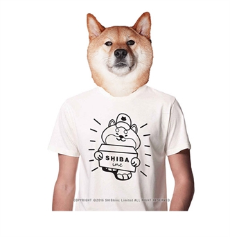 柴犬图案T-Shirt