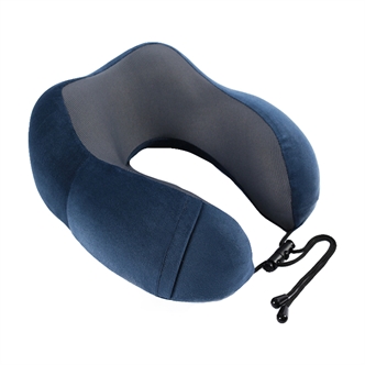 Memory foam travel neck pillow