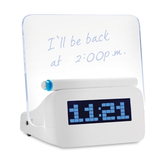 Fluorescent Message Clock