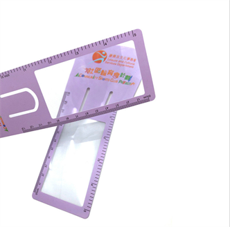 PVC Magnifying Bookmark Ruler