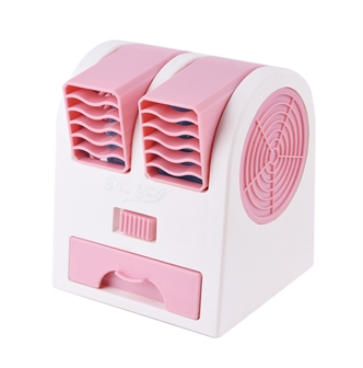 Mini double mouth aromatherapy fan