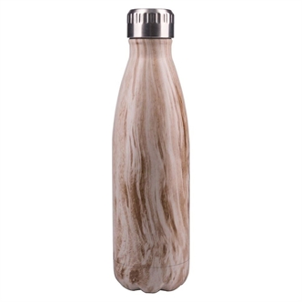 Wood grain cola insulation bottle