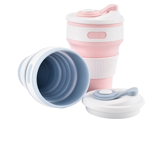 Silicone folding anti-scalding cup