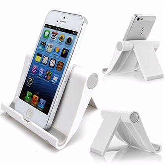 Folding mobile phone holder