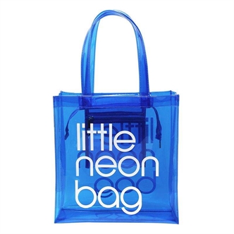 Transparent PVC waterproof shopping bag