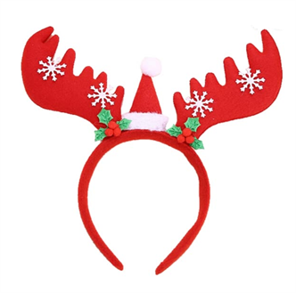 Christmas antlers headband