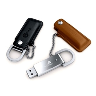 Pu Leather Memory Finger Keychain