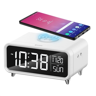 Wireless charging alarm clock