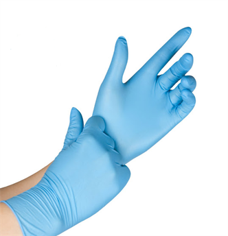 Nitrile disposable protective gloves