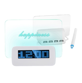 LED message board clock