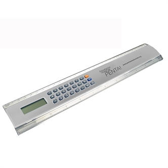 Calculator ruler