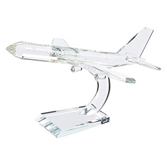 Crystal airplane decoration