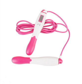 Dual-purpose electronic skipping rope