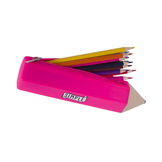 Silicone pencil case