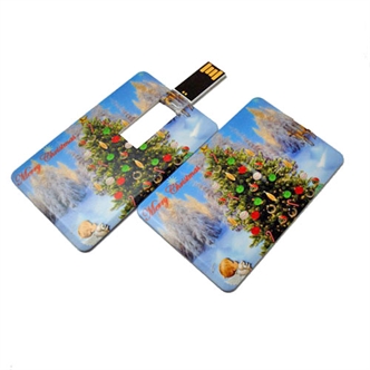 Christmas Credit Card USB Flash Drive