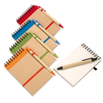 Recycle Notebook with Pen