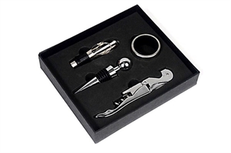 Red Wine Bottle Opener Set