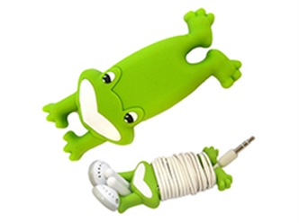 Frog Soft PVC Earphone Binders